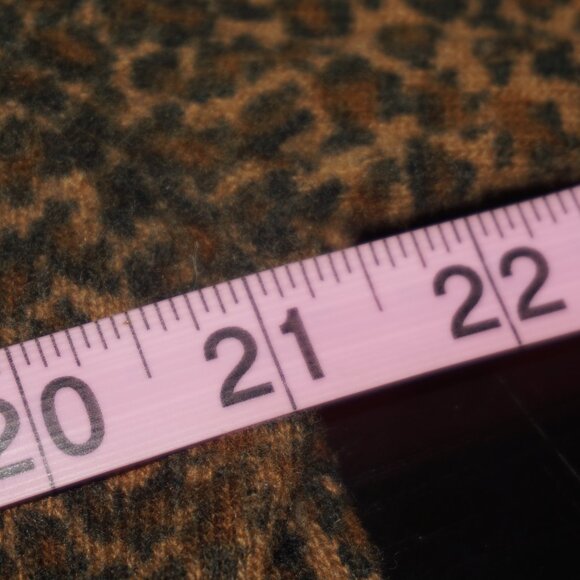 Vintage Leopard Animal Print Lambswool Angora Sweater - Picture 5 of 6